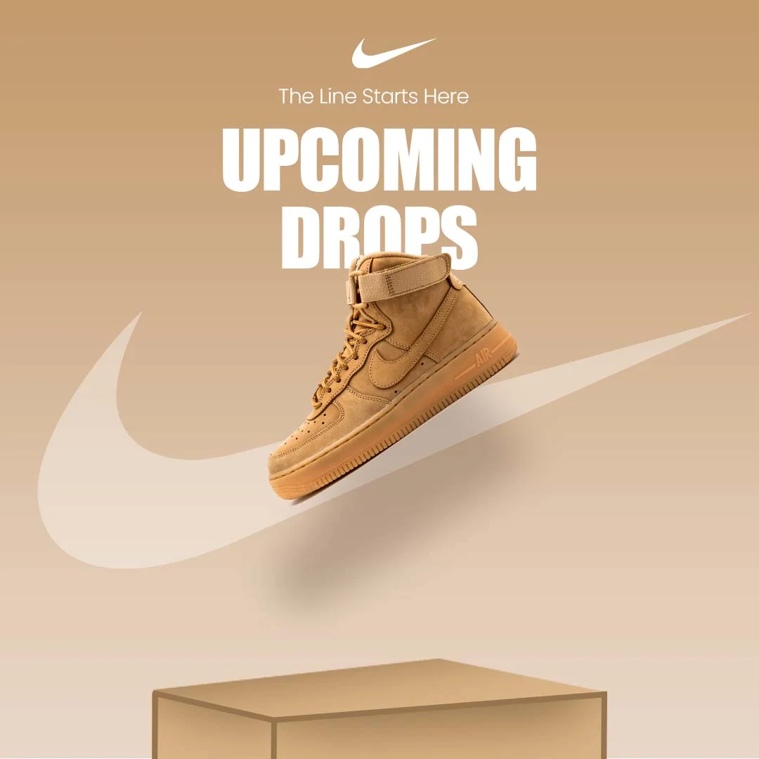 Nike Upcoming Drops Sneaker Poster