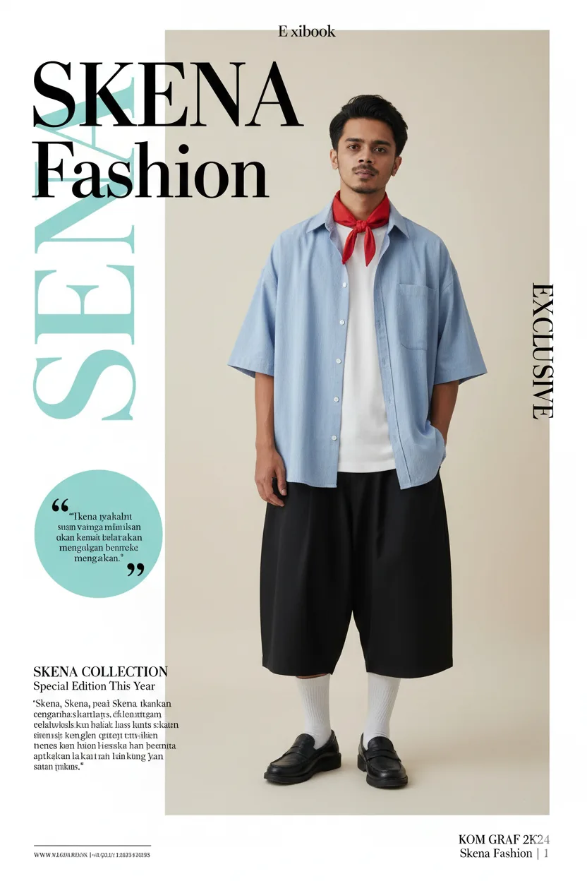 SKENA Fashion Editorial Poster