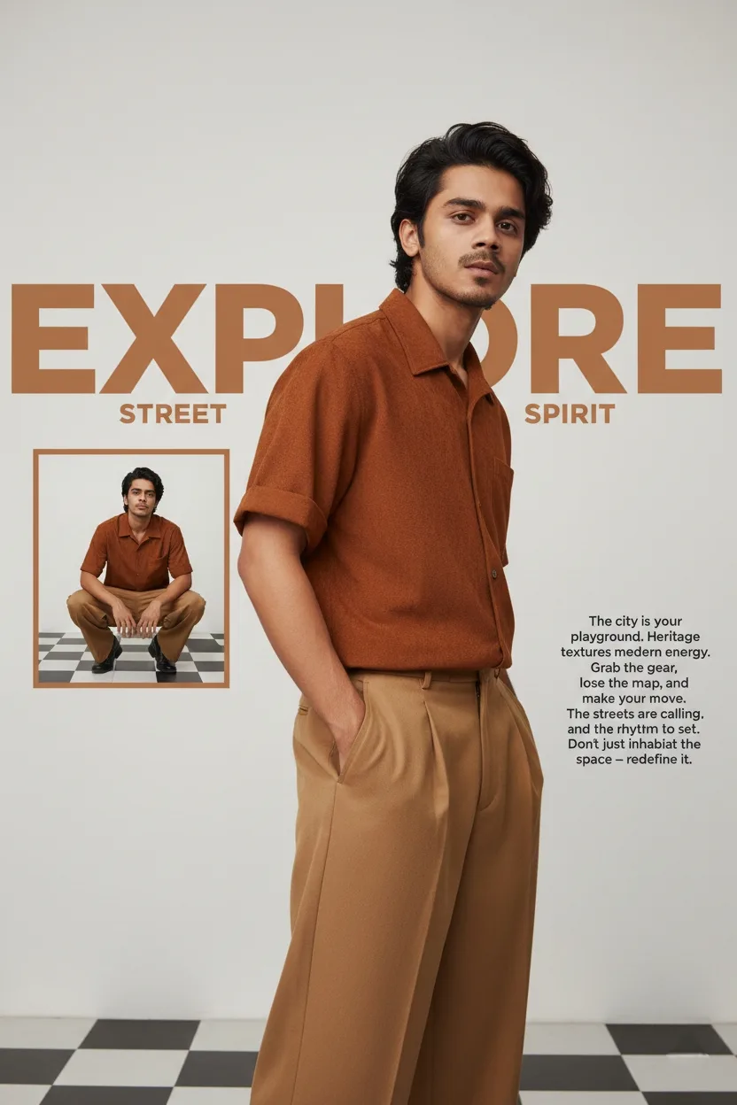 Explore Street Spirit Fashion Campaign Poster