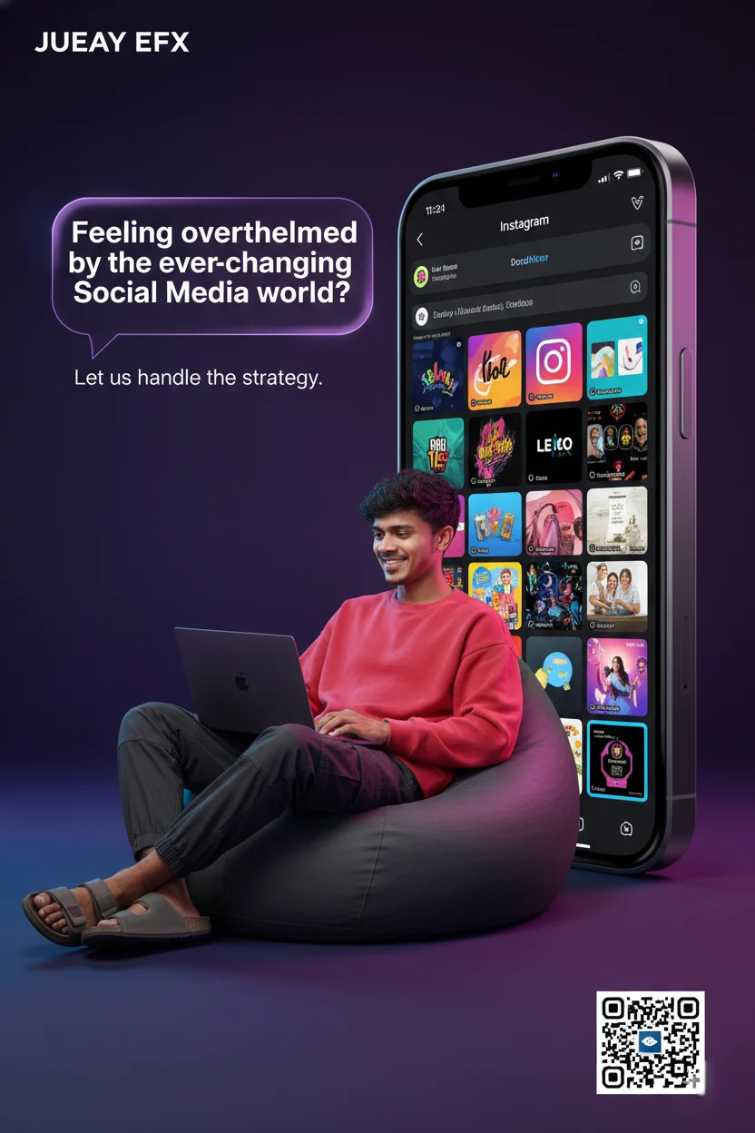 JUEAY EFX Social Media Marketing Poster